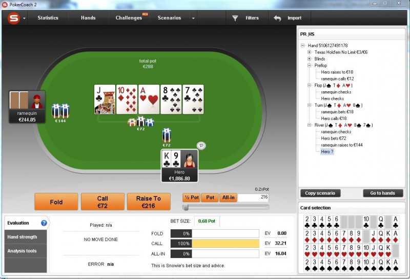 【6upoker】​如何用PokerSnowie研究扑克