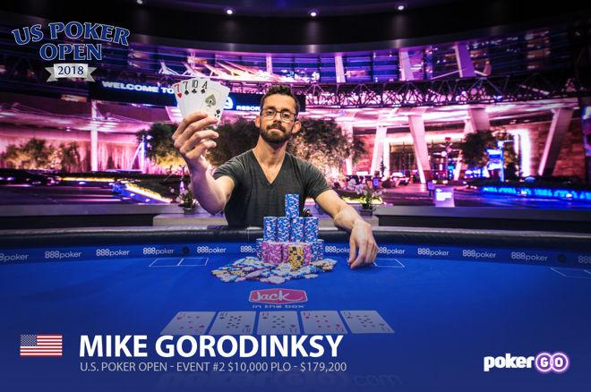 Mike Gorodinsky赢得美国扑克公开赛底池限注奥马哈扑克赛冠军