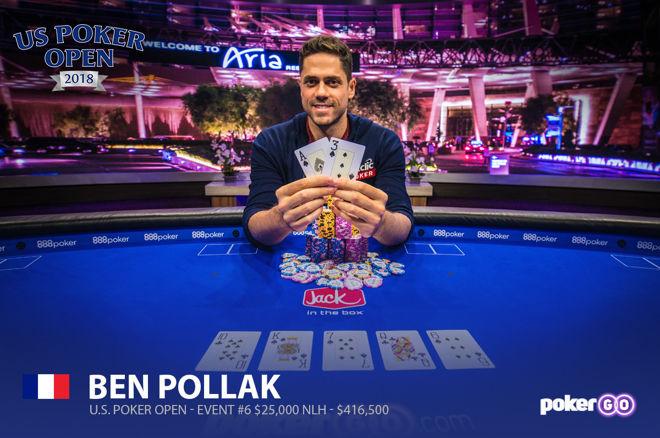 Benjamin Pollak取得美国扑克公开赛第六项赛事冠军