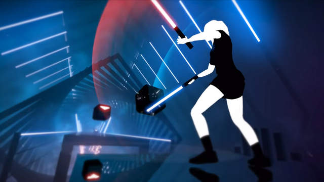 《Beat Sabe》VR 音乐游戏 用光剑玩音乐节奏游戏