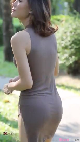 泰国正妹连身超短裙拍MV 前凸后翘令人受不了
