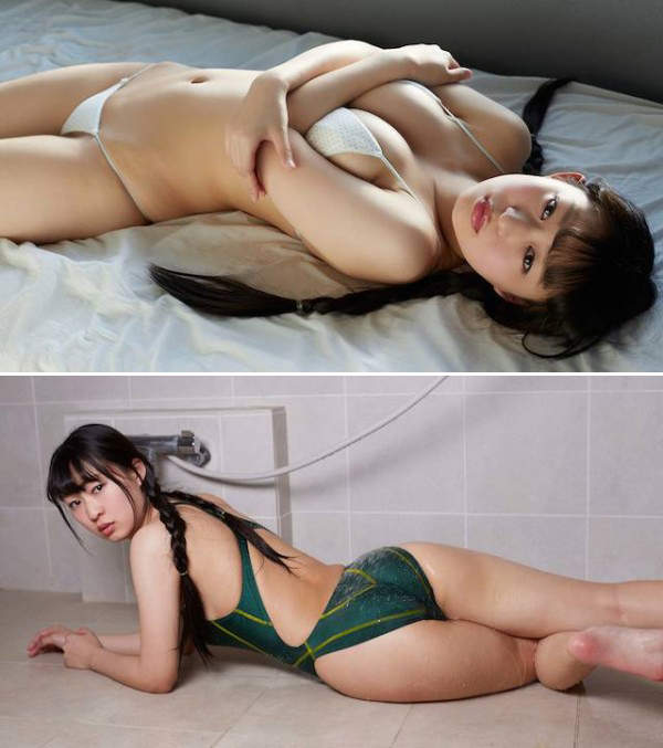 日本相扑级写真女星 性感解放不露三点