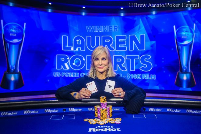 独家采访：美国扑克公开赛第一位女冠军Lauren Roberts  