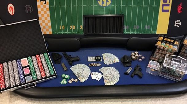 田纳西当局突袭私人扑克局，缴获筹码及赌资