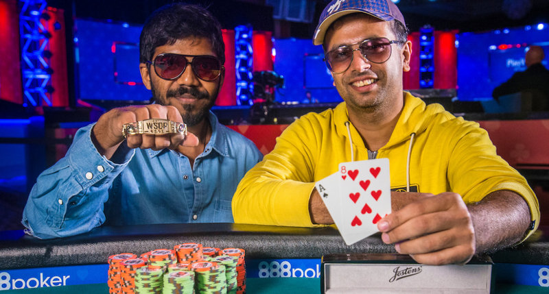 WSOP赛讯：两印度裔牌手夺得1000美元买入无限德州扑克团体赛冠军