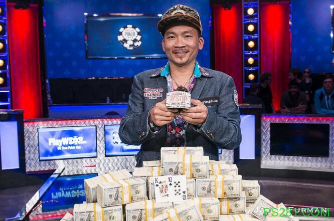 WSOP快讯：越裔美国选手Qui Nguyen加冕主赛事冠军
