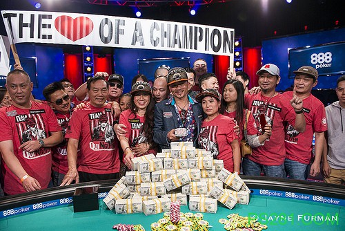 新科WSOP主赛事冠军决定将80万美元捐献给其祖国