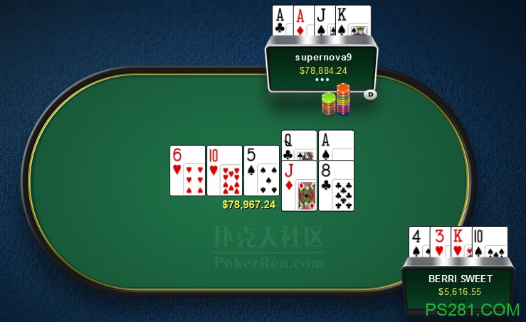 ​高注额扑克八月最大的五个底池，西安小周上榜