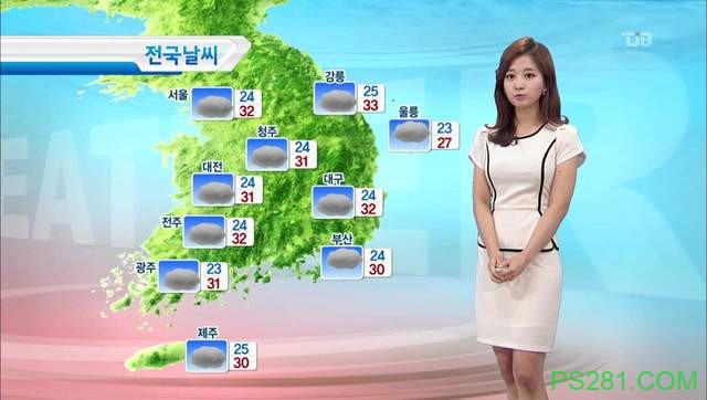 韩国美女气象主播「朱圣经」网友们口中正到逆天